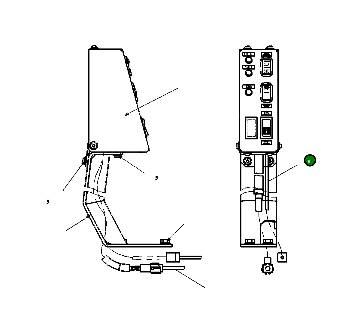 Жгут проводов 207-06-KA182 Komatsu