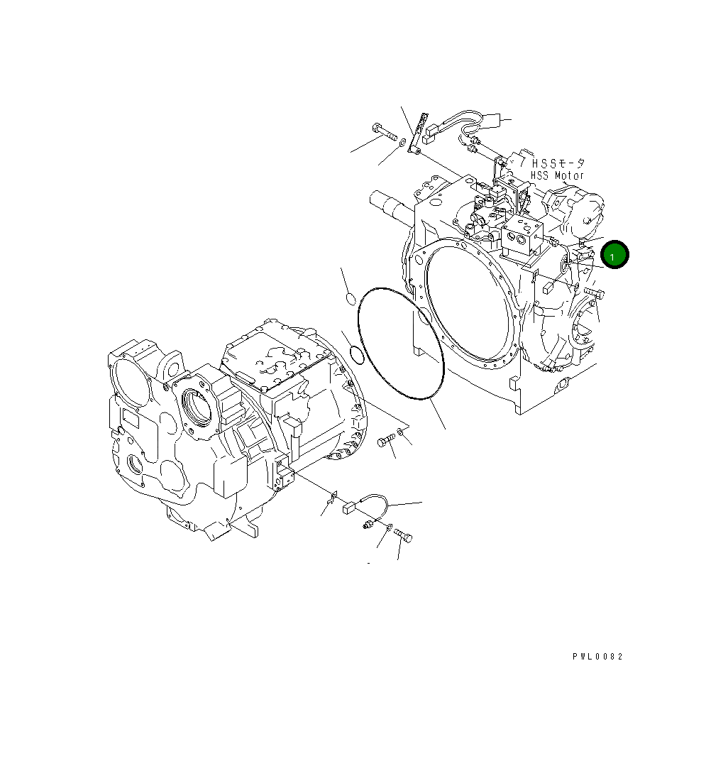 Датчик 7861-93-3410 Komatsu