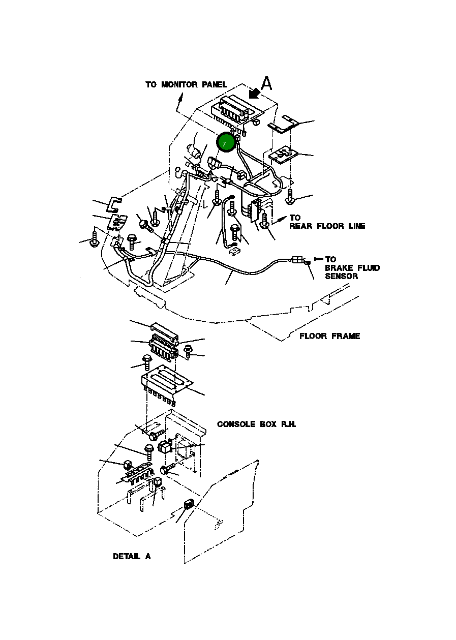 Жгут проводов 1308-386 H91 Komatsu