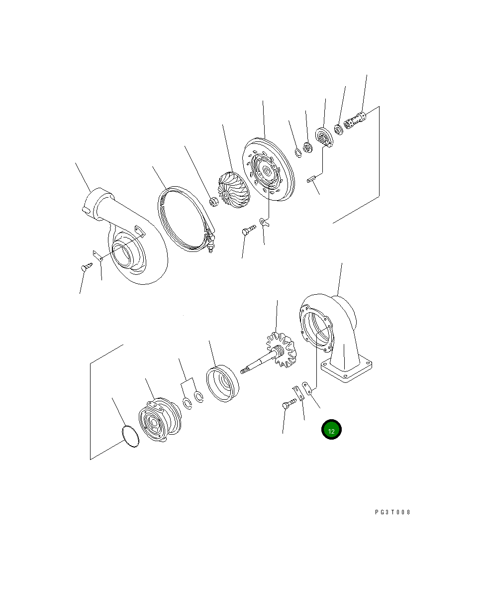 Замок 6503-20-1530 Komatsu