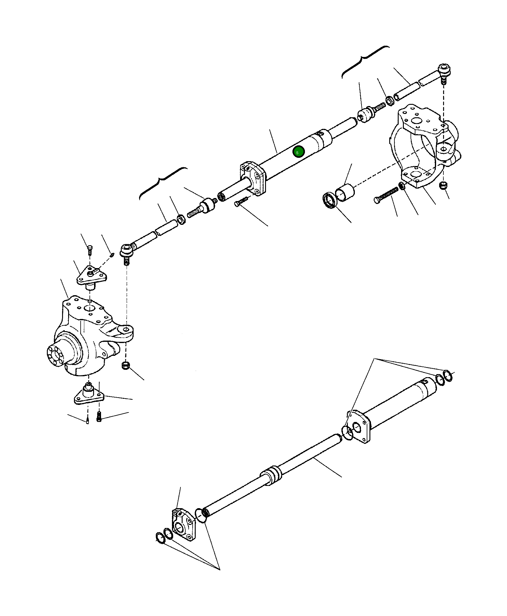 Домкрат CAO139495 Komatsu