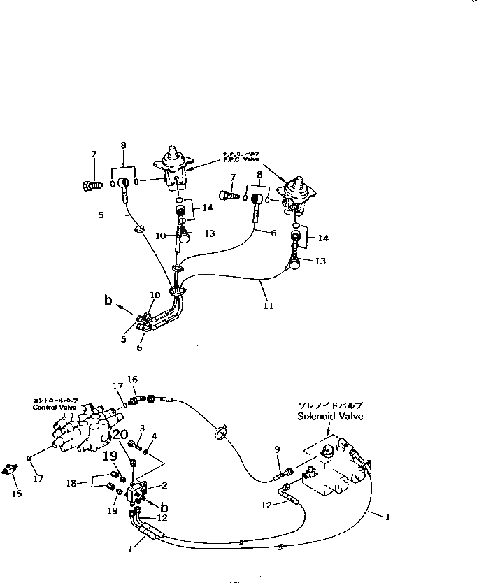 Шланг 21U-62-24230 Komatsu