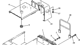 Защитный кожух 418-Z94-1170 Komatsu