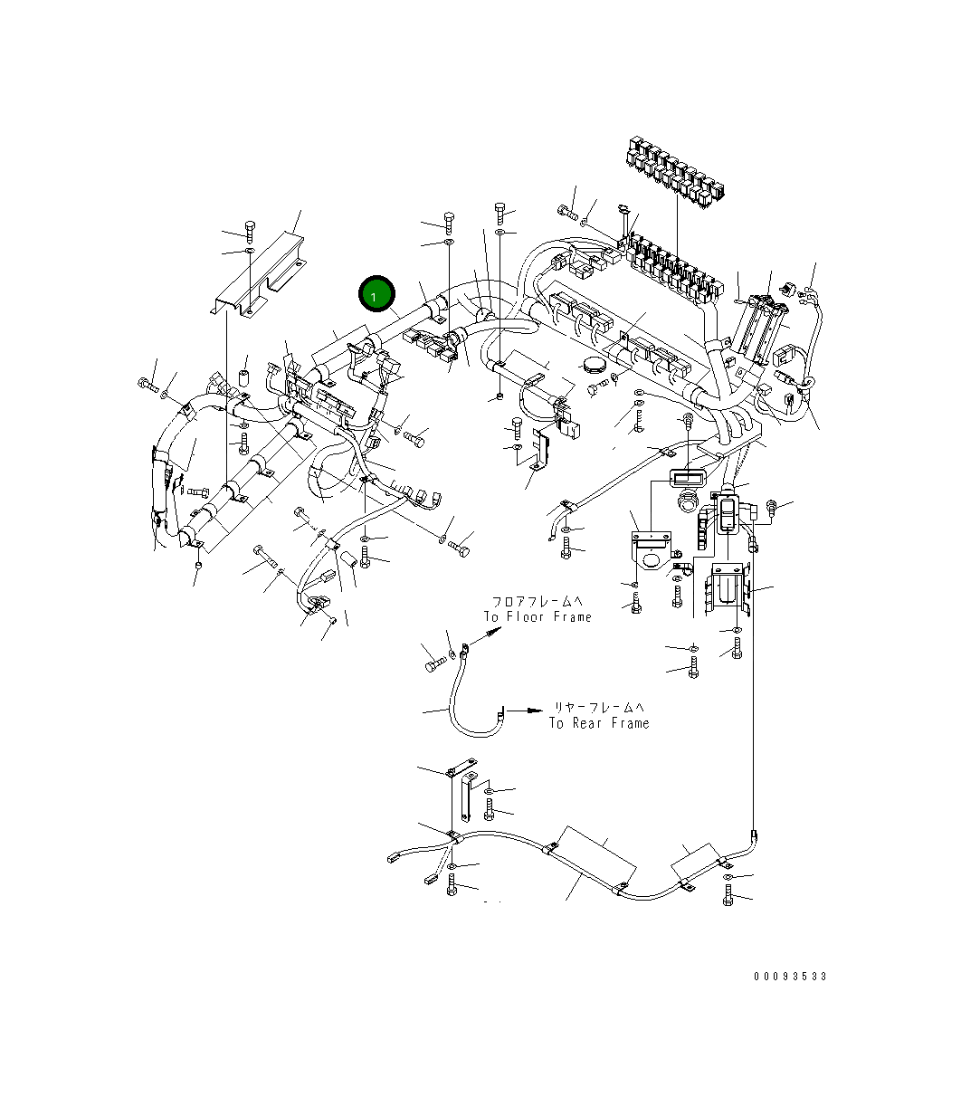 Жгут проводов 425-06-32153 Komatsu