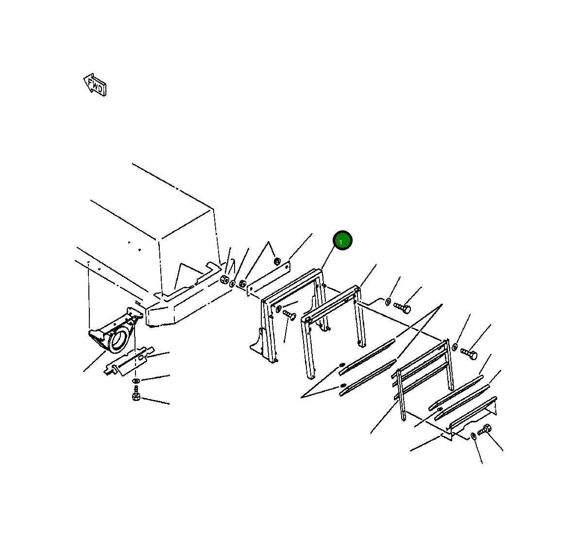 Защитный кожух 425-Z90-1111 Komatsu