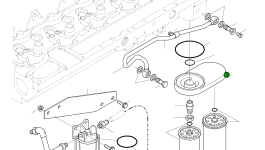 Головка фильтра CU3897331 Komatsu