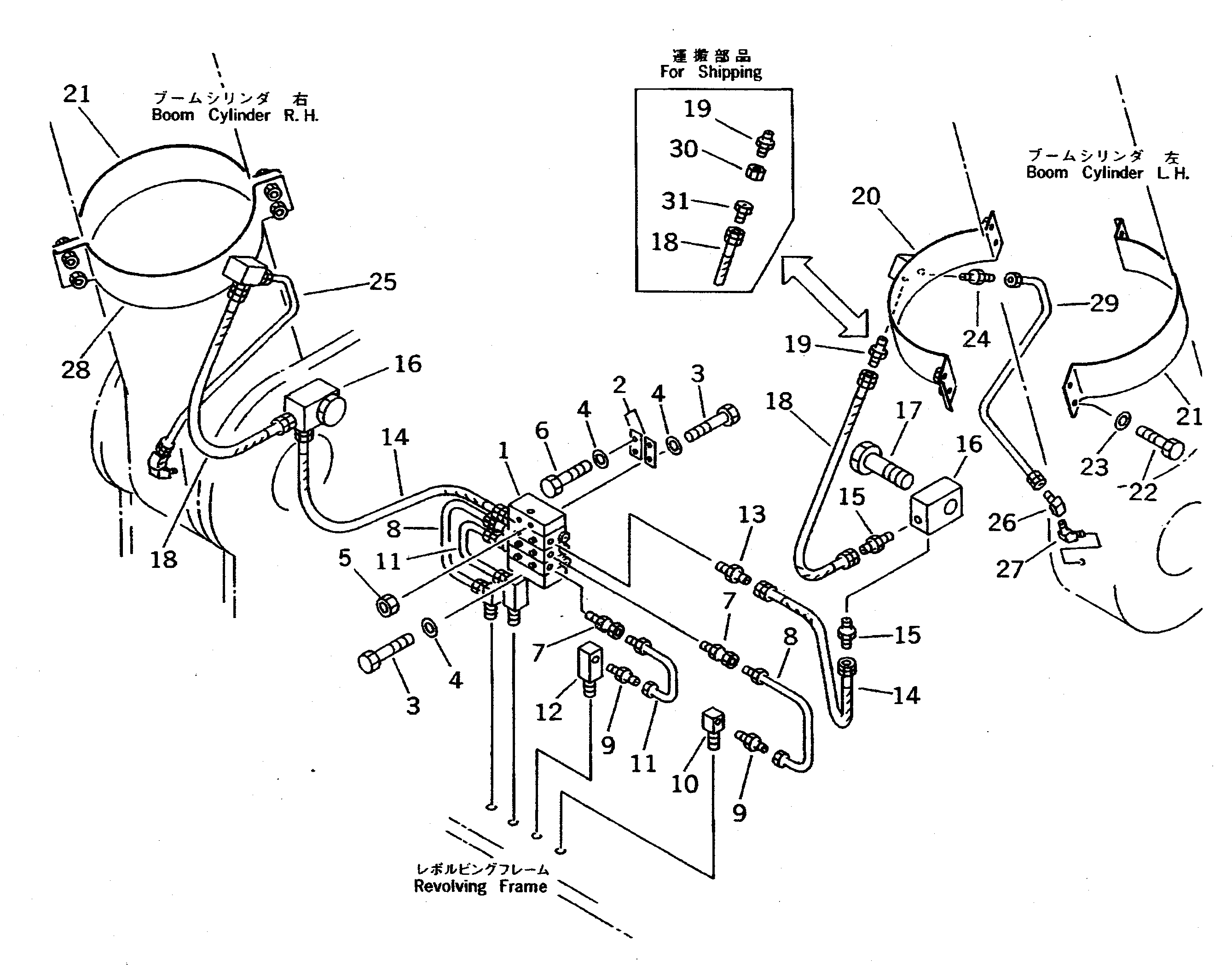 Трубка 209-68-62140 Komatsu