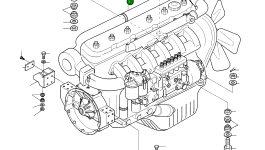 Двигатель 2201-9049A Komatsu