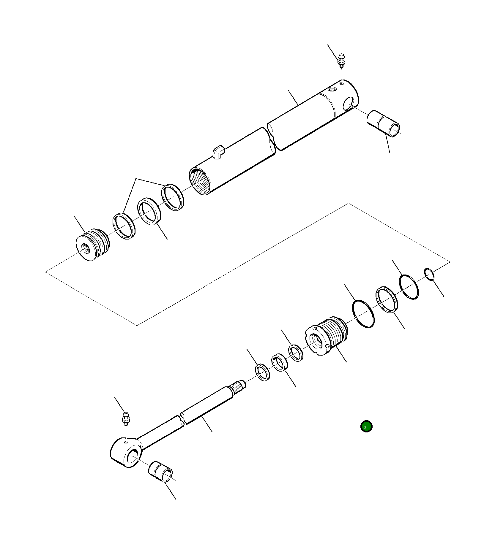 Головка блока цилиндров 500460752 Komatsu