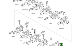 Блок в сборе – бульдозер K9004991 Komatsu