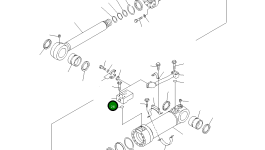 Блок, правый 707-86-11890 Komatsu
