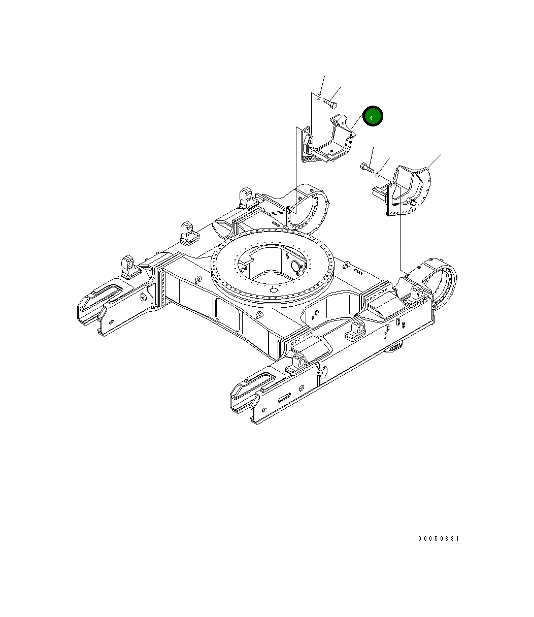 Защитный кожух 21T-30-32142 Komatsu