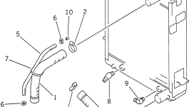 Шланг 23A-03-11390 Komatsu