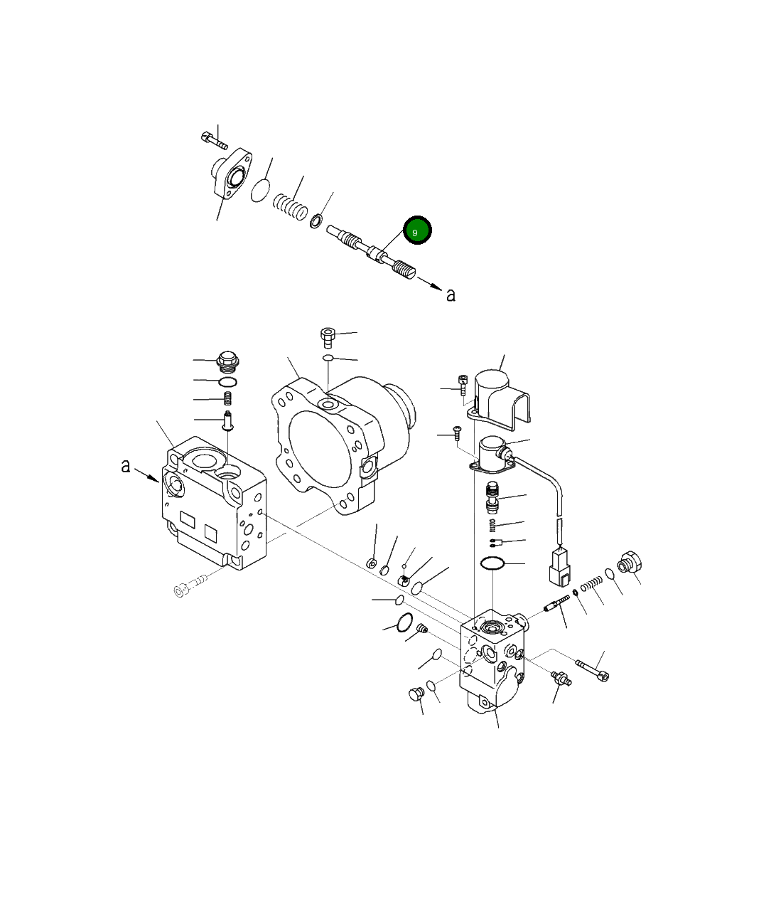 Золотник 708-7S-18660 Komatsu