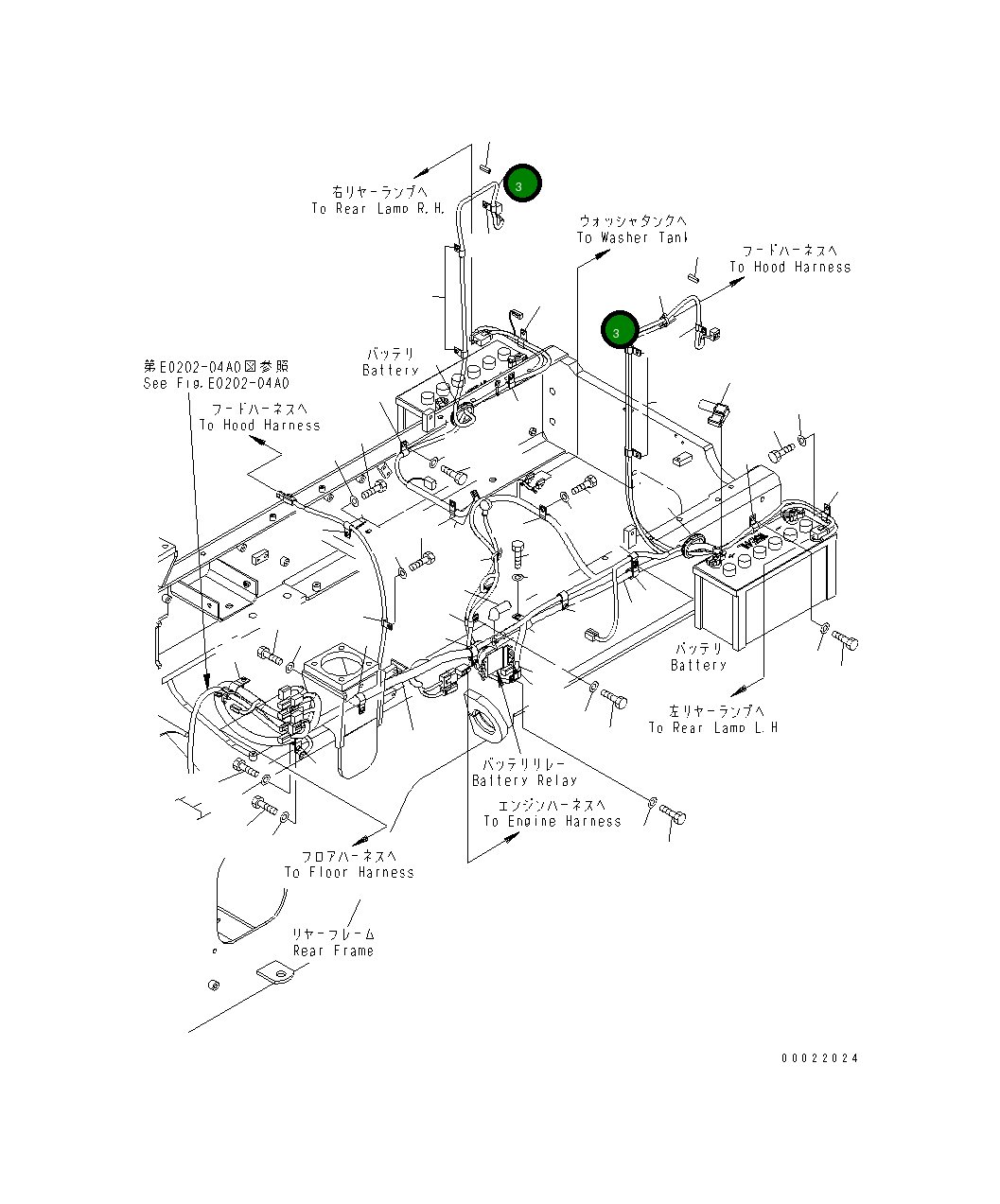 Жгут проводов 416-06-32570 Komatsu