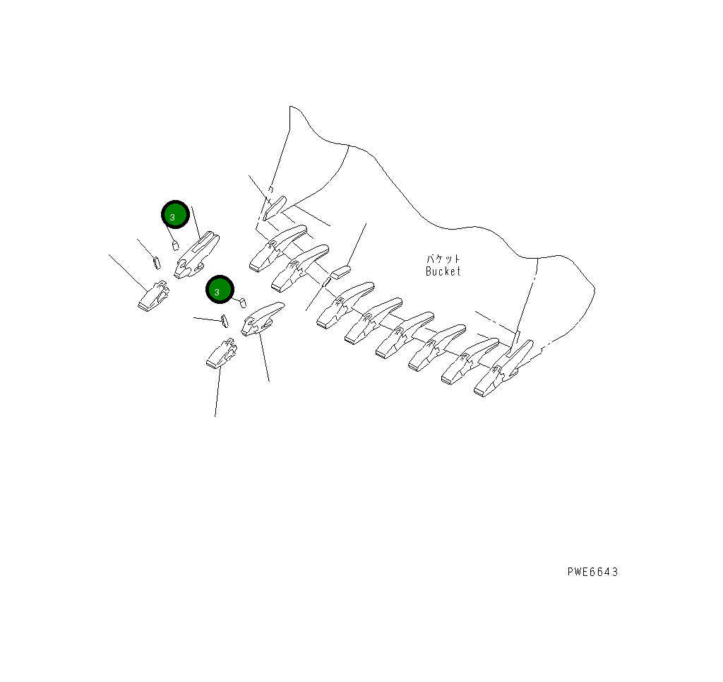 Замок 426-70-12360 Komatsu