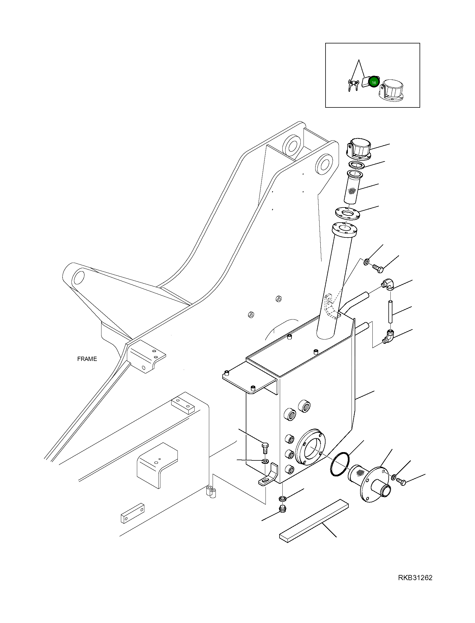 Замок 37A-60-11590 Komatsu