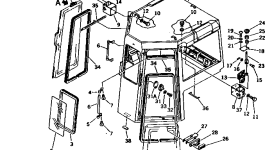 Стекло 195-Z11-3260 Komatsu