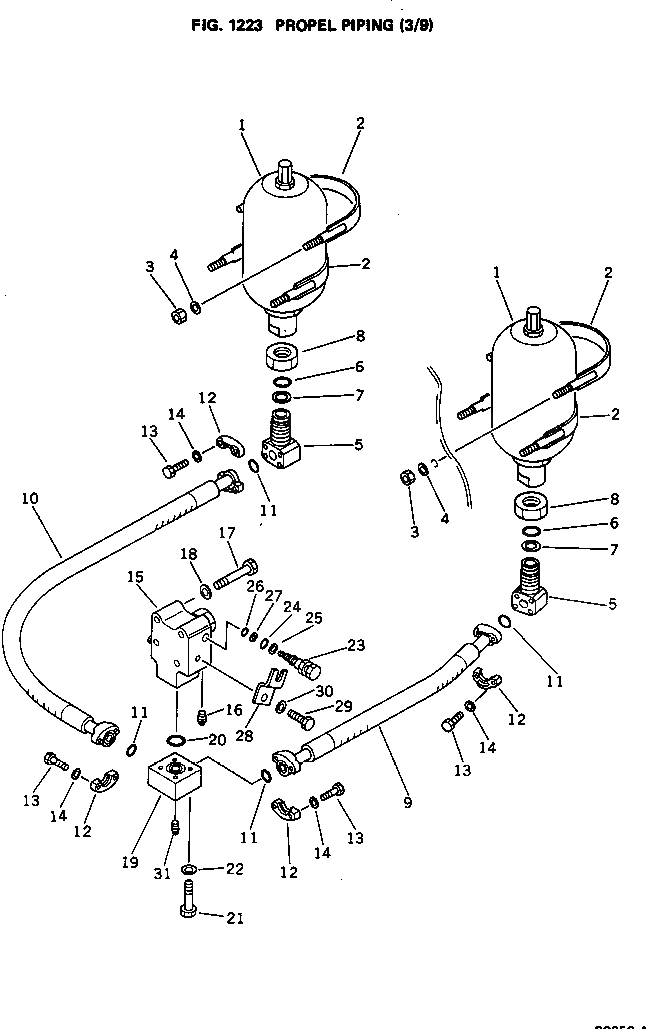 Блок 209-62-28631 Komatsu