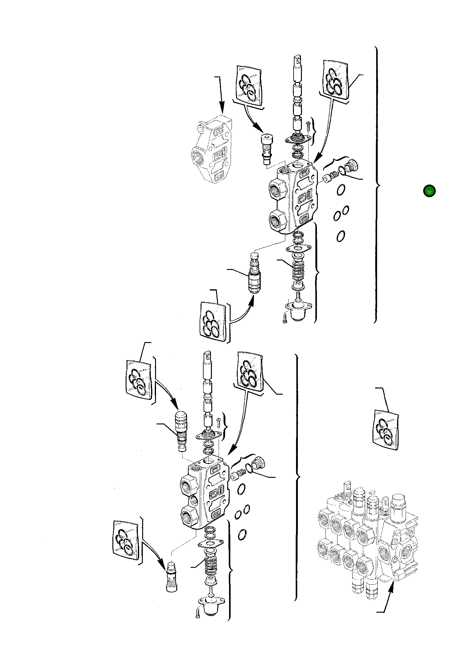 Блок в сборе 844160127 Komatsu