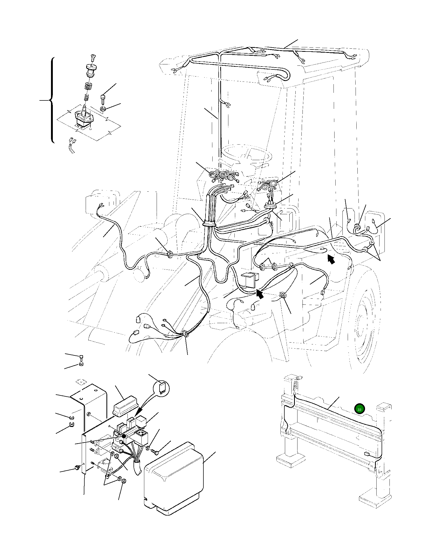 Жгут проводов 360712065 Komatsu