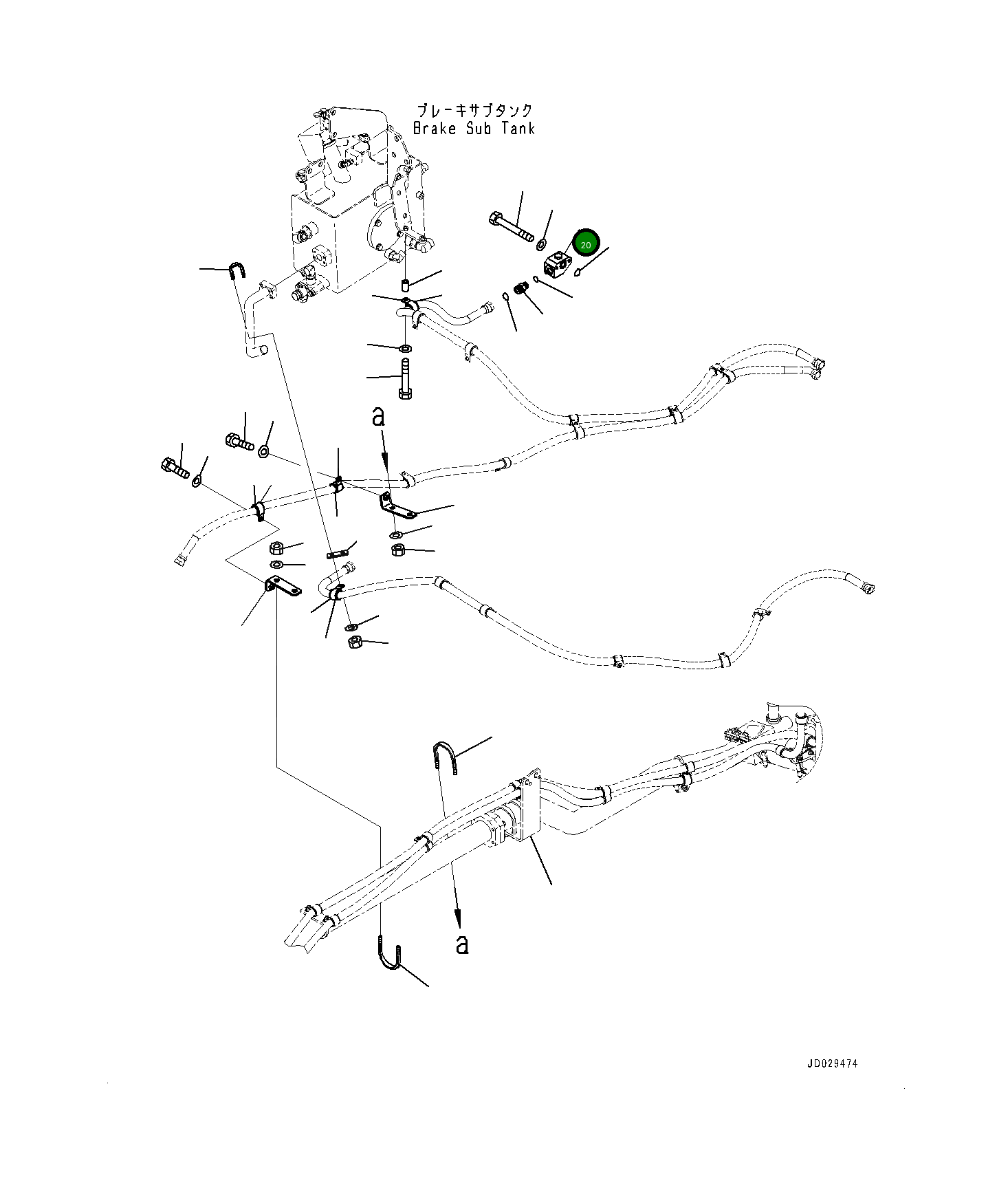 Блок 561-98-85620 Komatsu