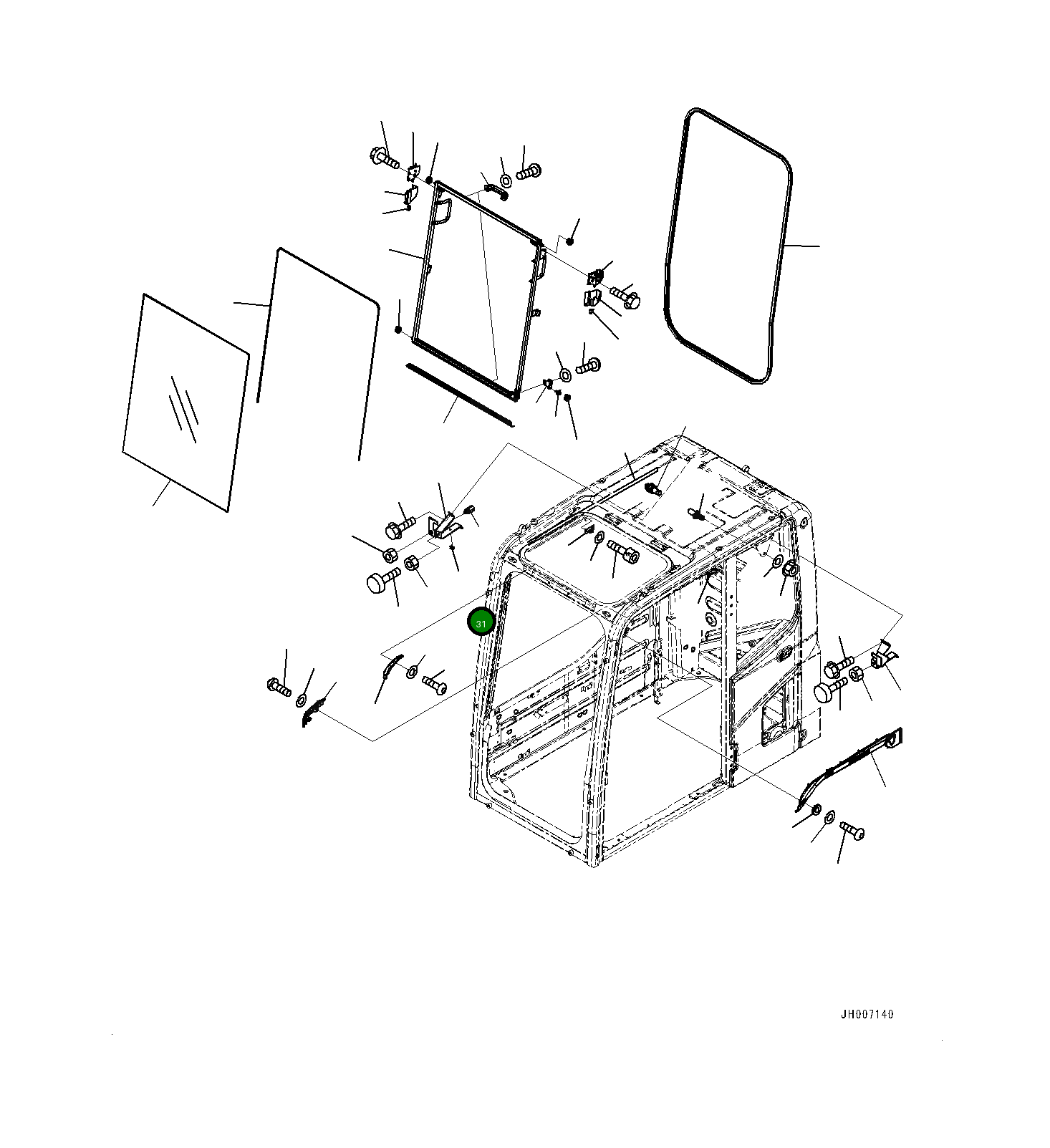 Выключатель 21J0612440 Komatsu