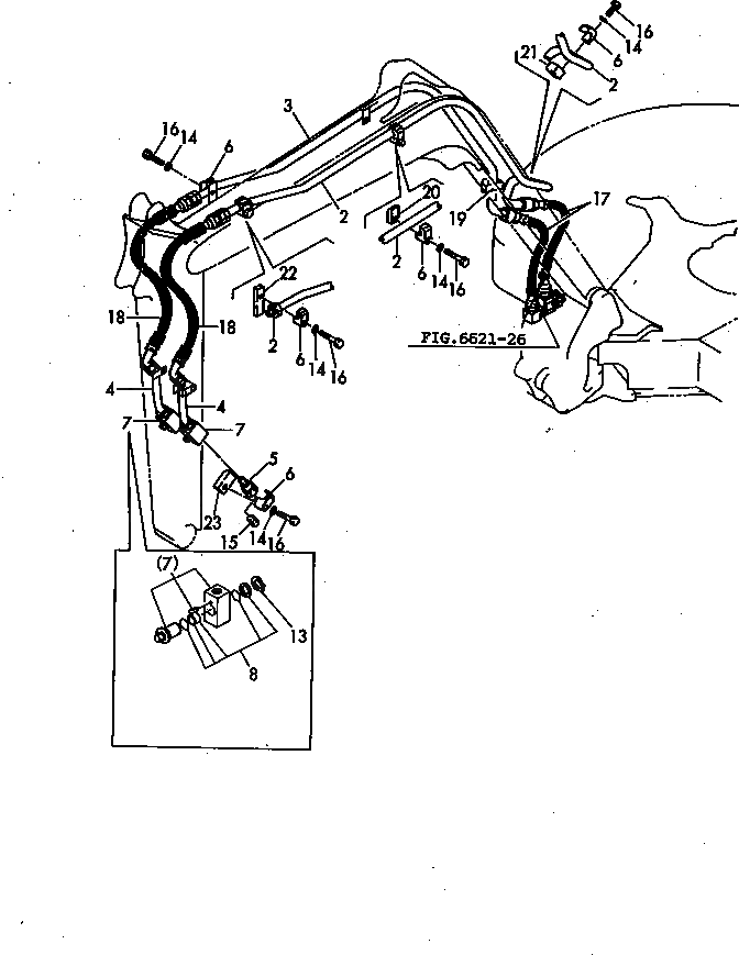 Шланг YM172164-78881 Komatsu