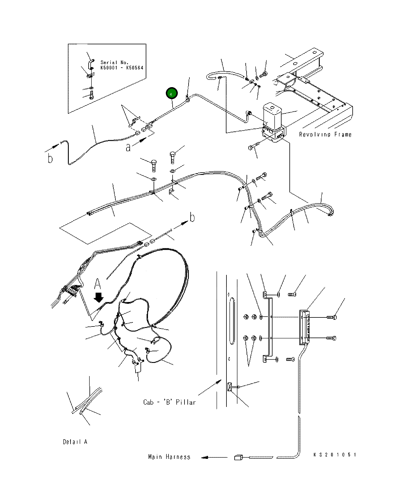 Жгут проводов 208-06-K1290 Komatsu