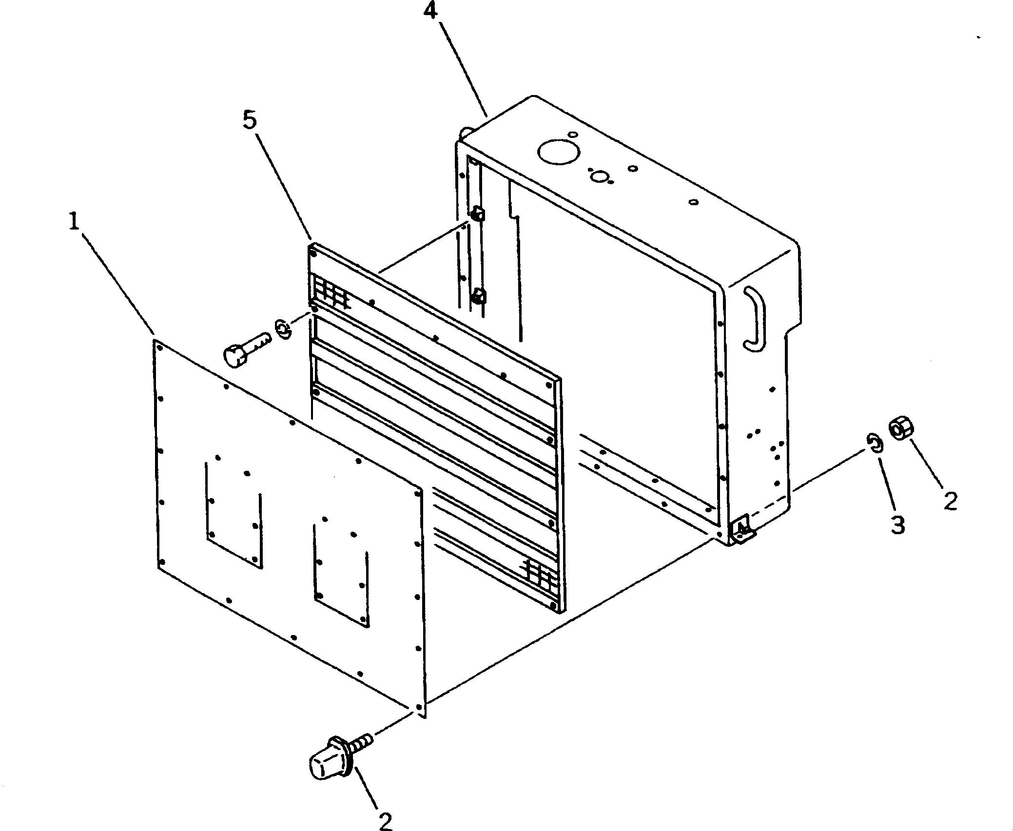 Защитный кожух 566-84-6A820 Komatsu