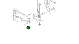 Палец 195-69-11280 Komatsu