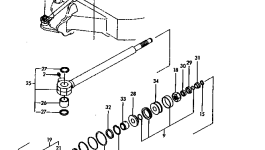 Поршень YM172183-72660 Komatsu