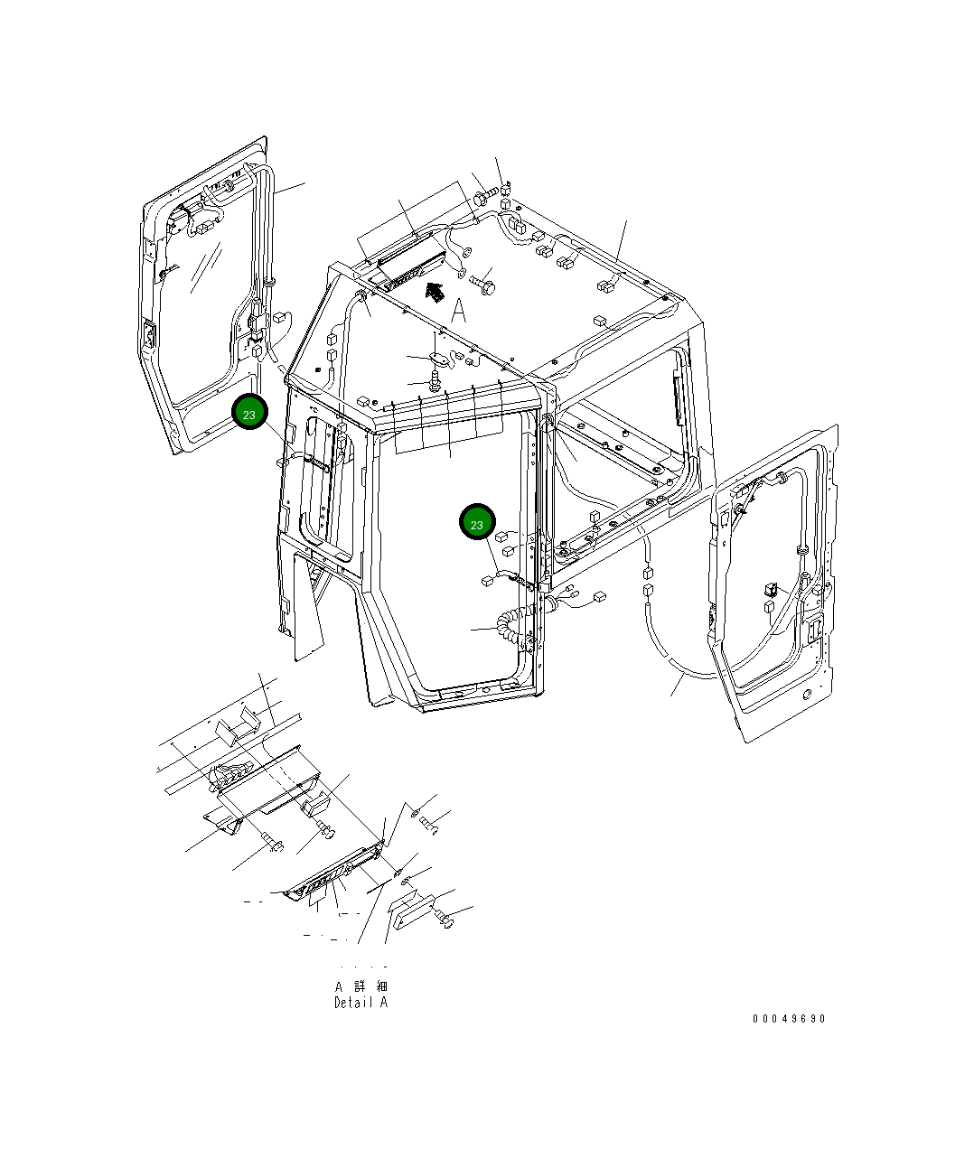Жгут проводов 198-Z11-6870 Komatsu