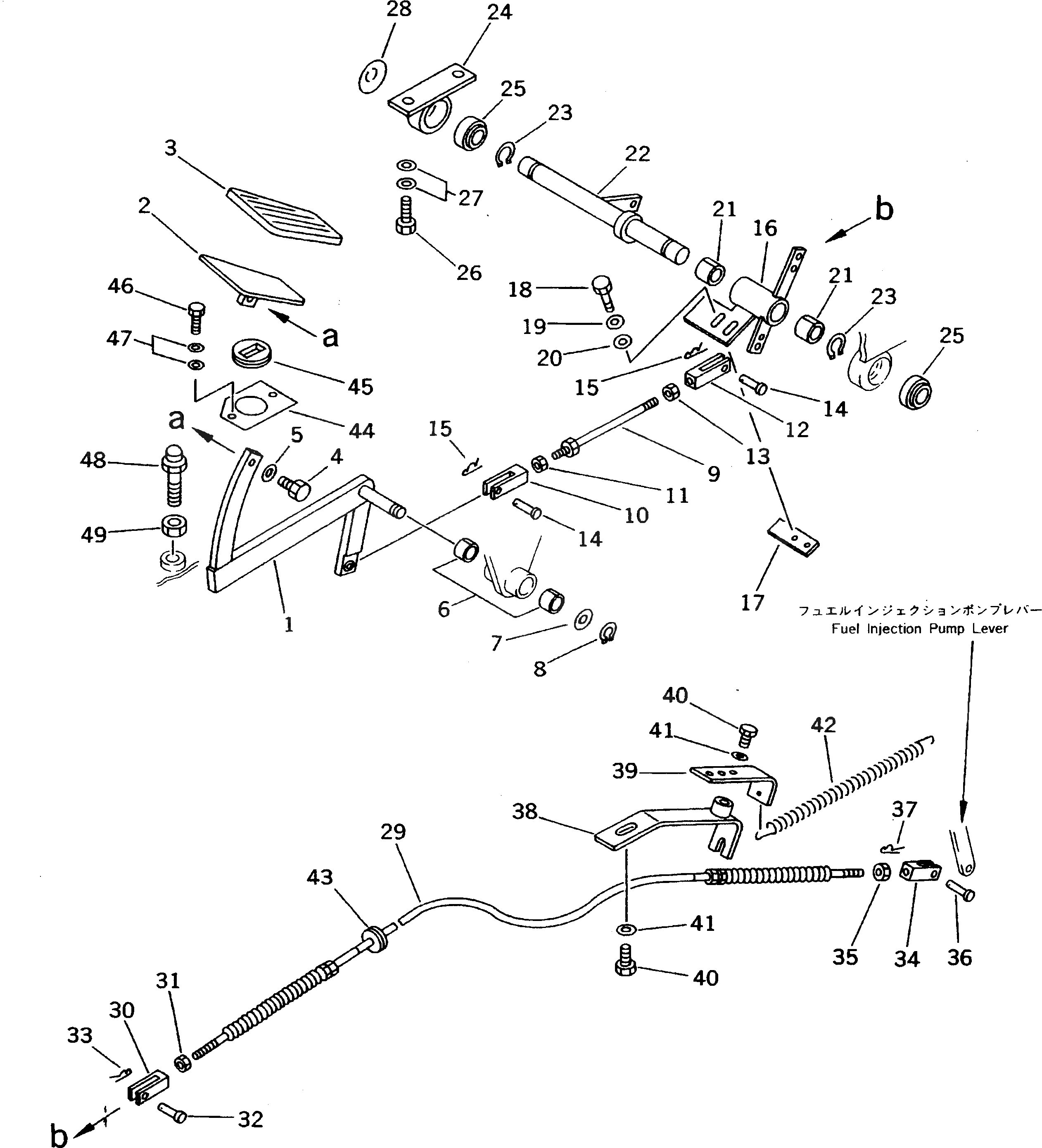 Кабель 23E-43-12150 Komatsu