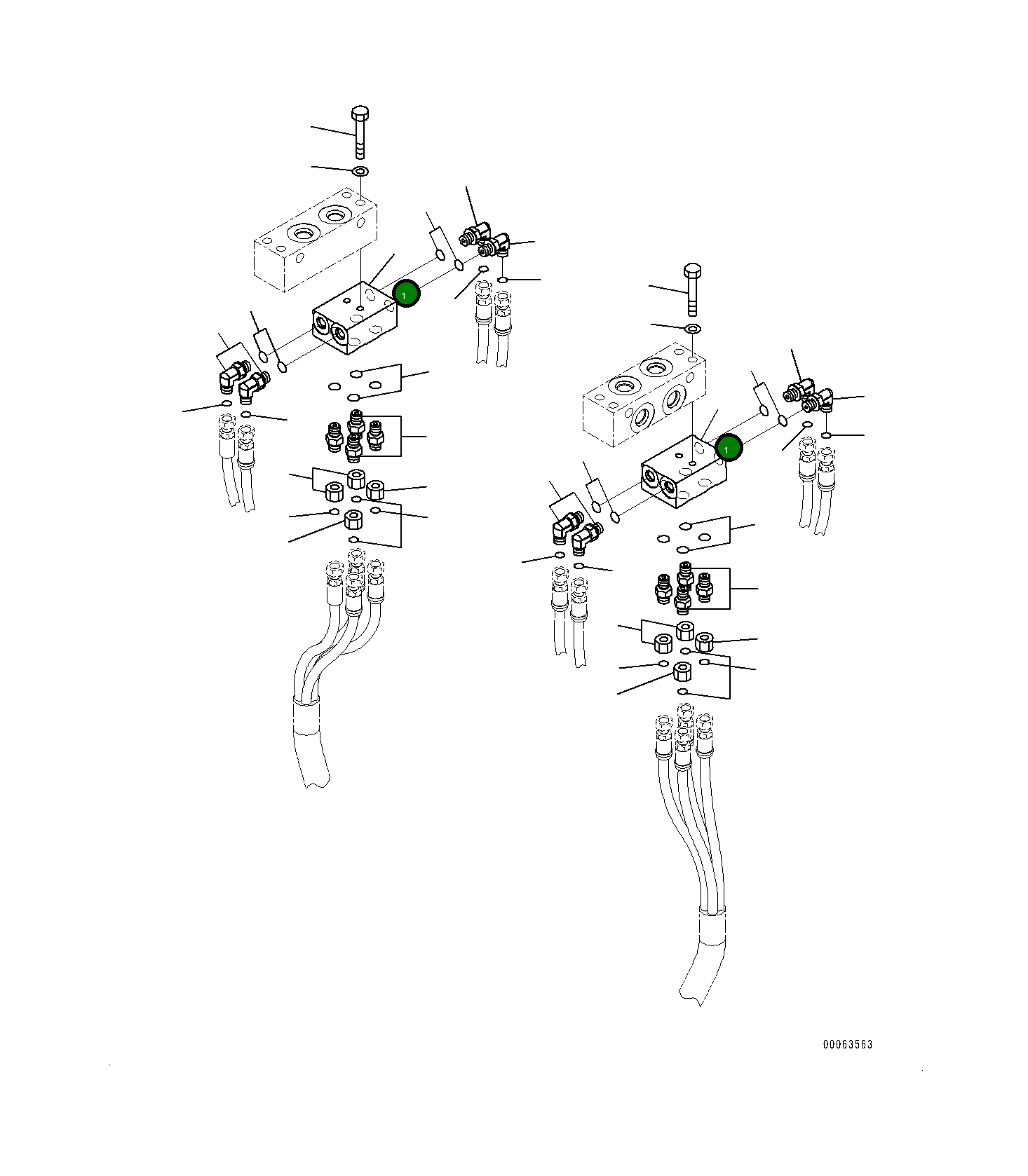 Блок 561-44-87730 Komatsu