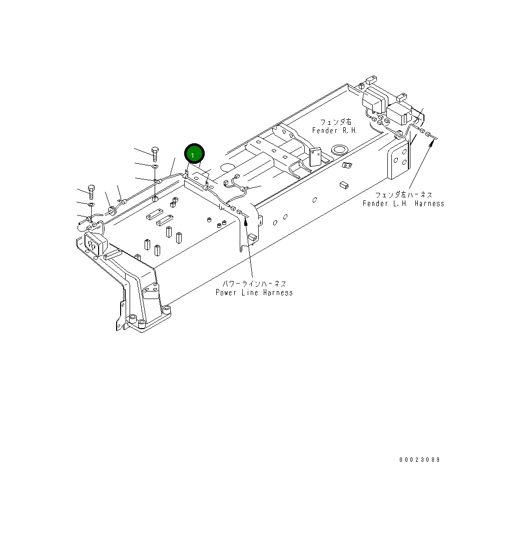 Жгут проводов 195-06-71441 Komatsu