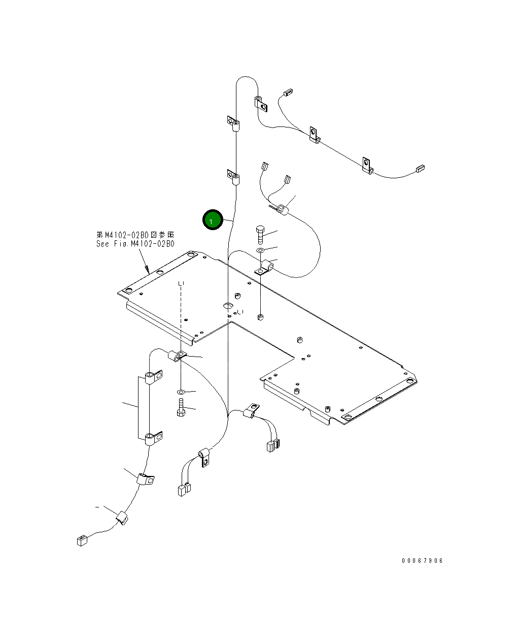 Жгут проводов 427-06-25352 Komatsu