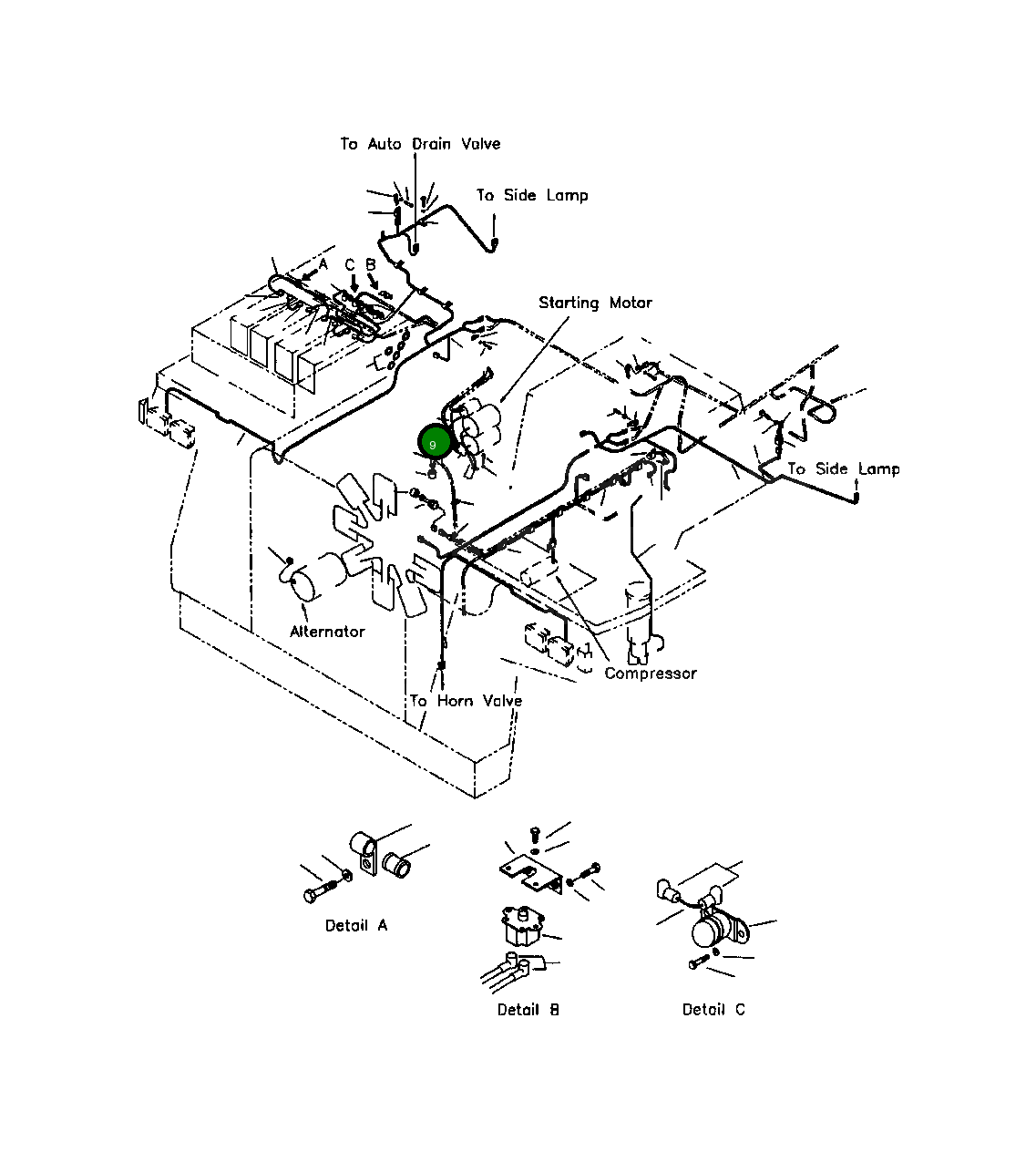 Кабель 599-06-11160 Komatsu