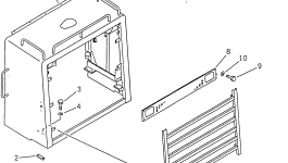 Защитный кожух 428-54-12780 Komatsu