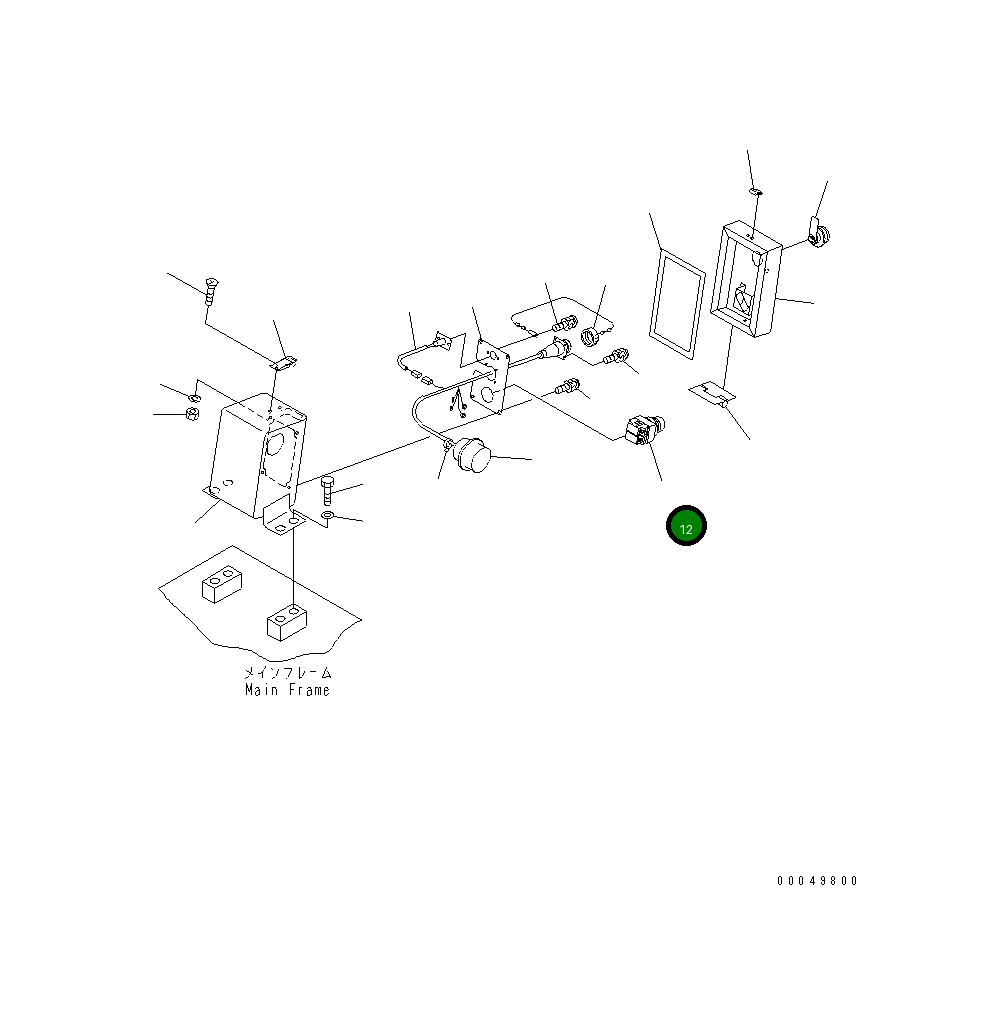 Выключатель 569-97-82580 Komatsu