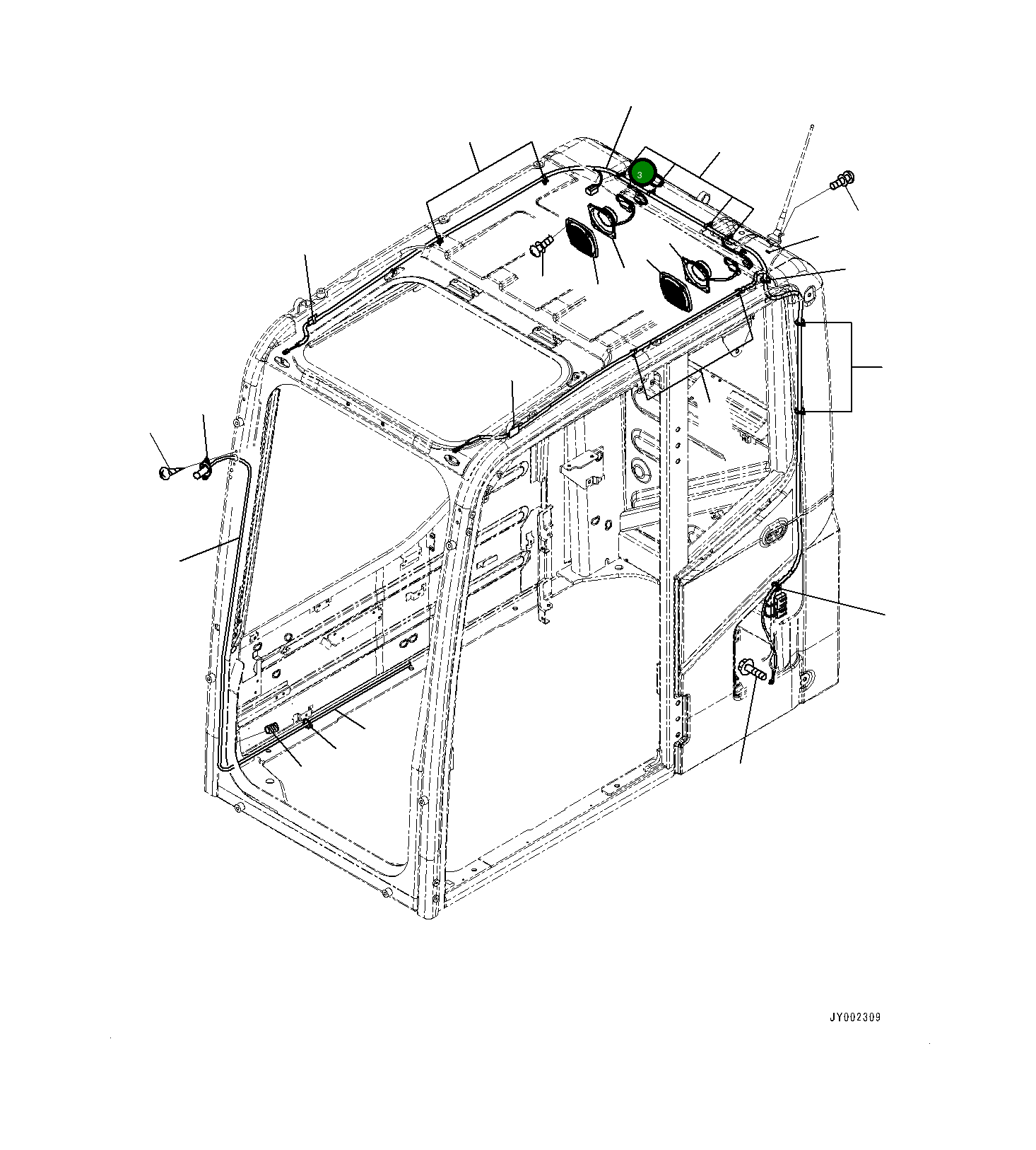 Жгут проводов 209-06-41730 Komatsu