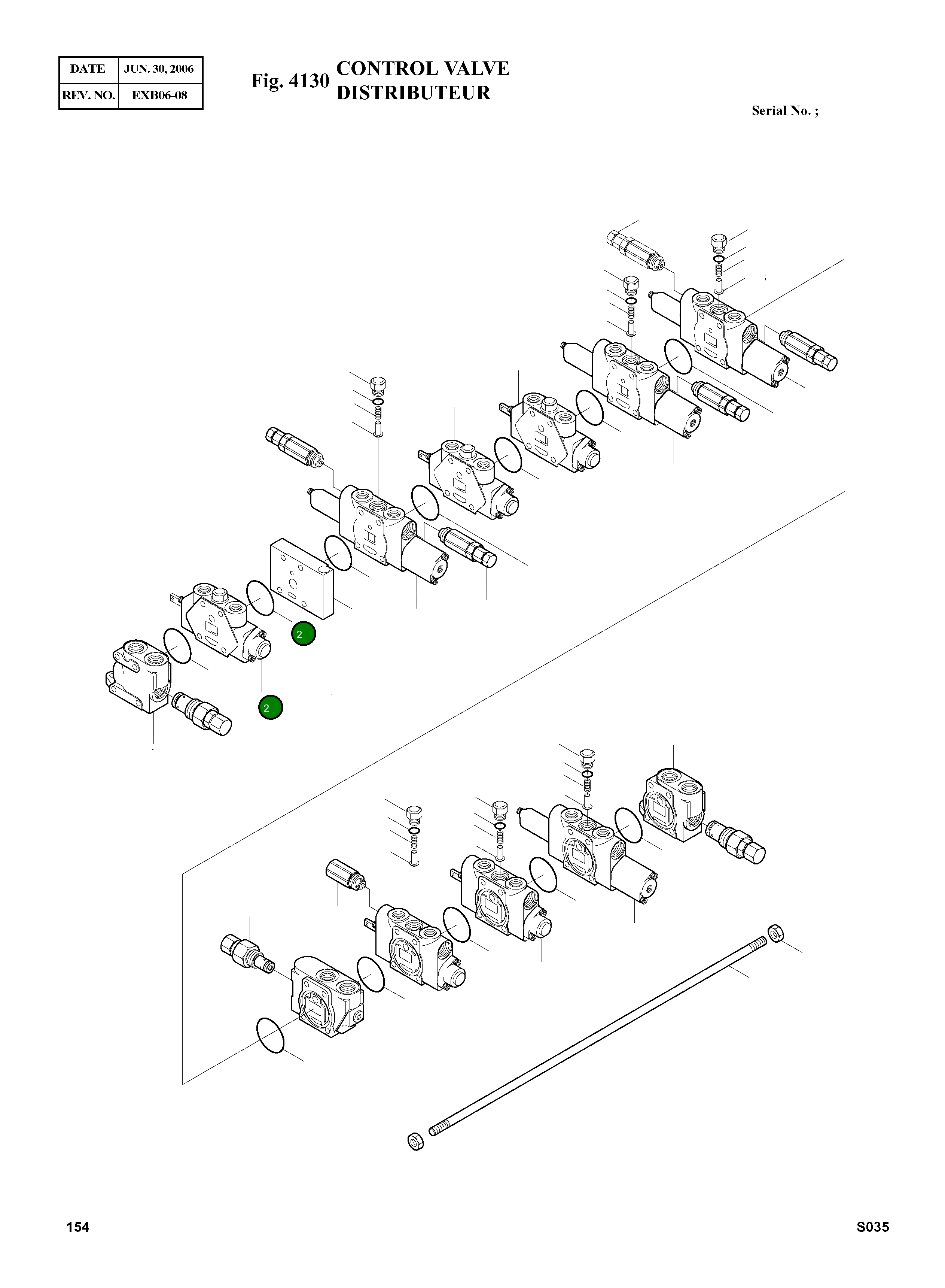 Блок в сборе – ход 4-01-50801 Komatsu
