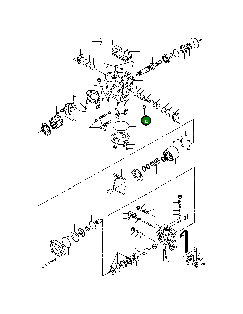 Блок ползун 1431 616 H1 Komatsu