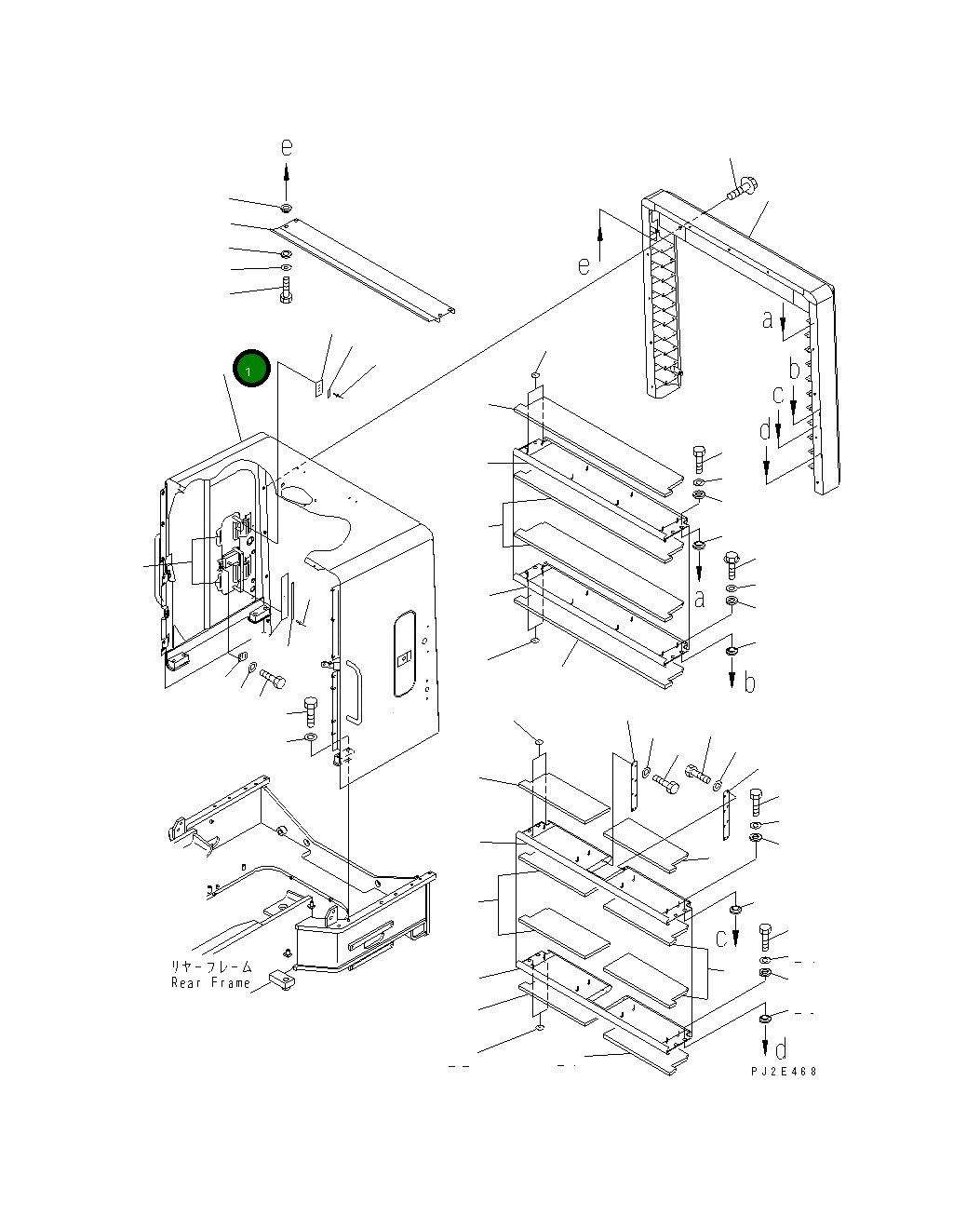 Защитный кожух 428-Z84-3881 Komatsu