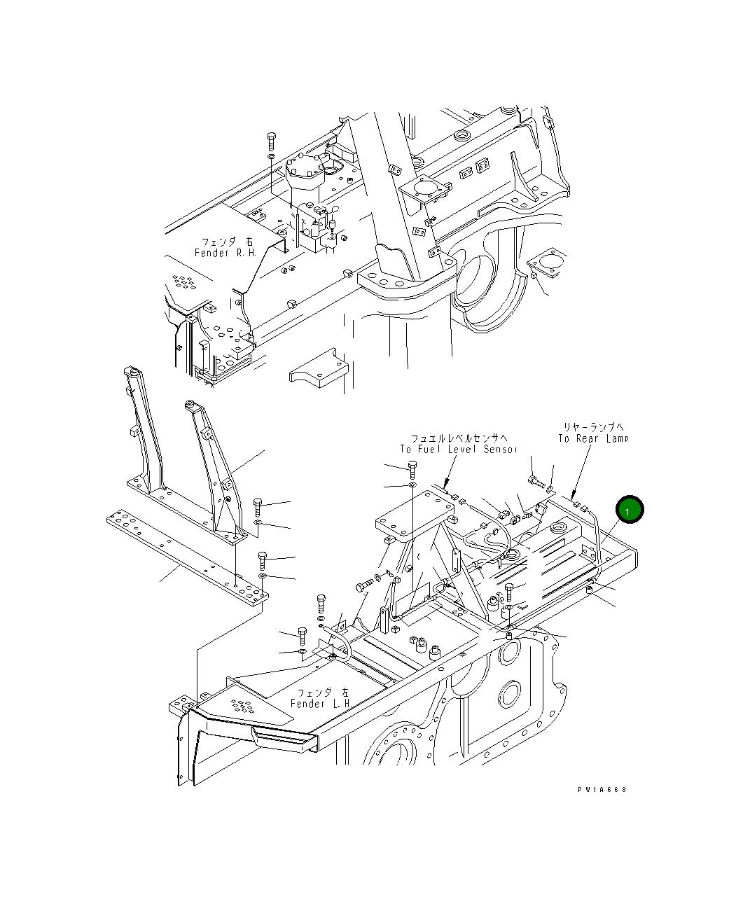 Жгут проводов 17A-06-13711 Komatsu
