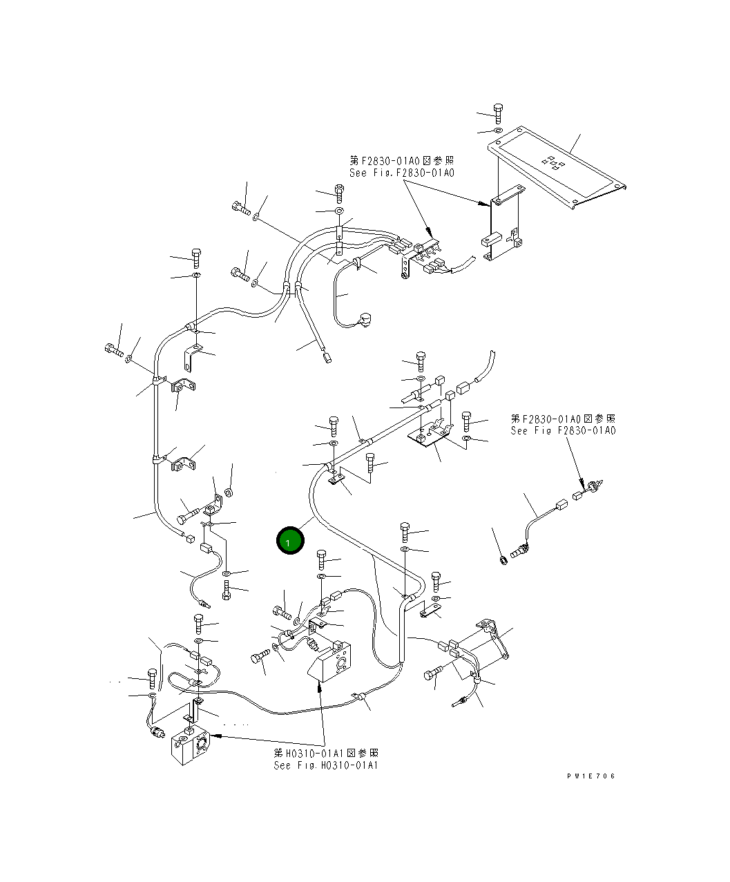 Жгут проводов 19M-06-33530 Komatsu