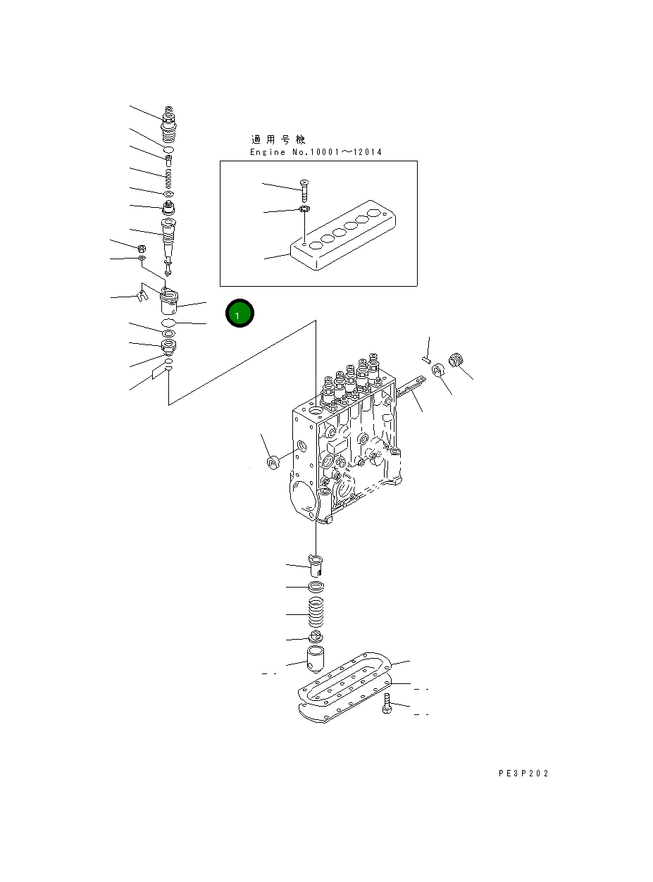 Блок в сборе DK134143-4720 Komatsu