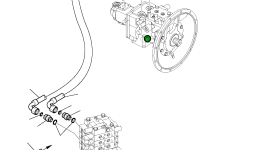 Блок 21W-62-R3160 Komatsu