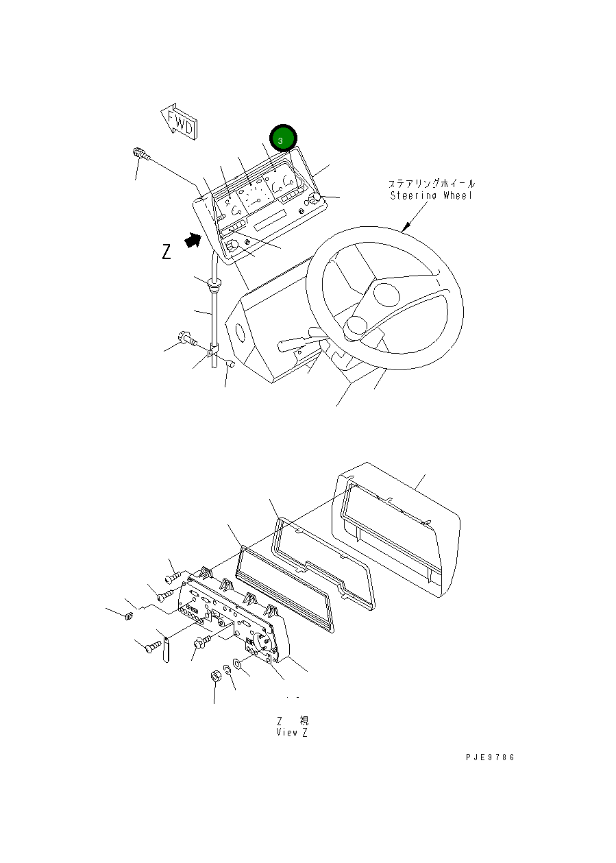 Индикатор 42A-06-15230 Komatsu
