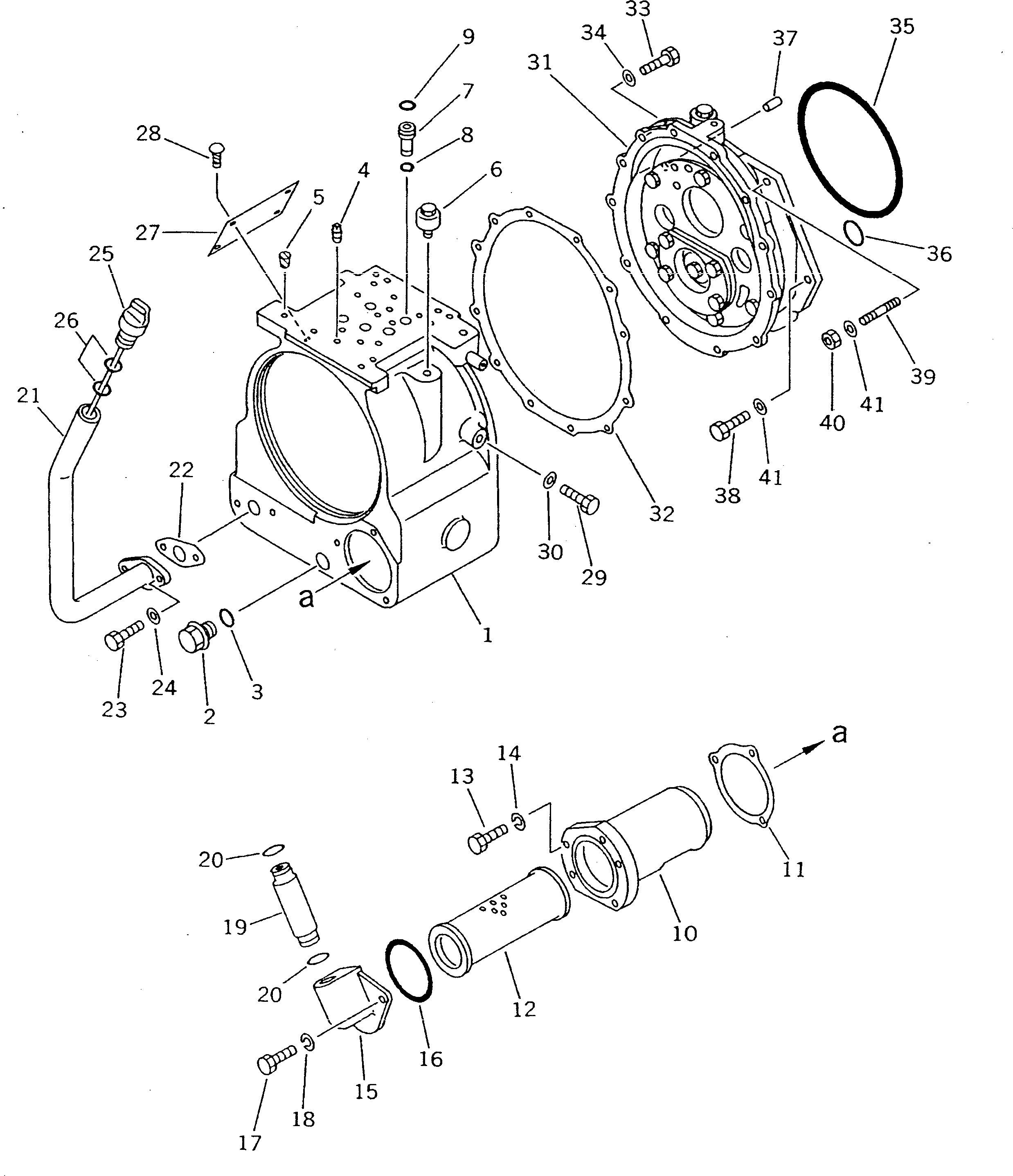 Корпус 103-15-41110 Komatsu